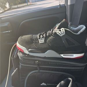 Nike Black and Red Athletic Shoes